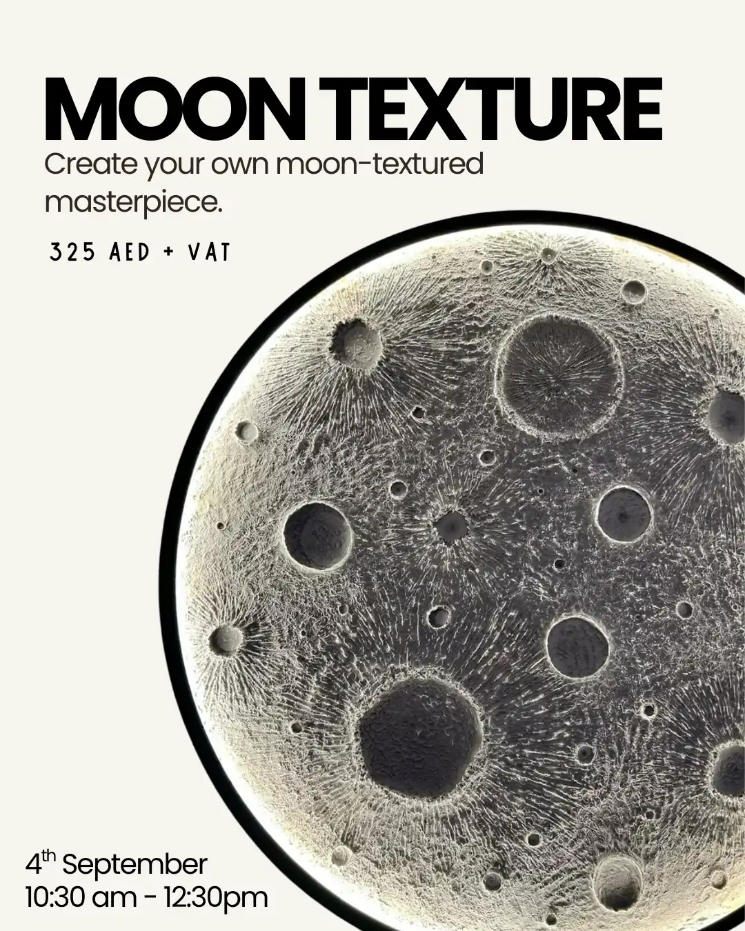 Moon Texture Art
