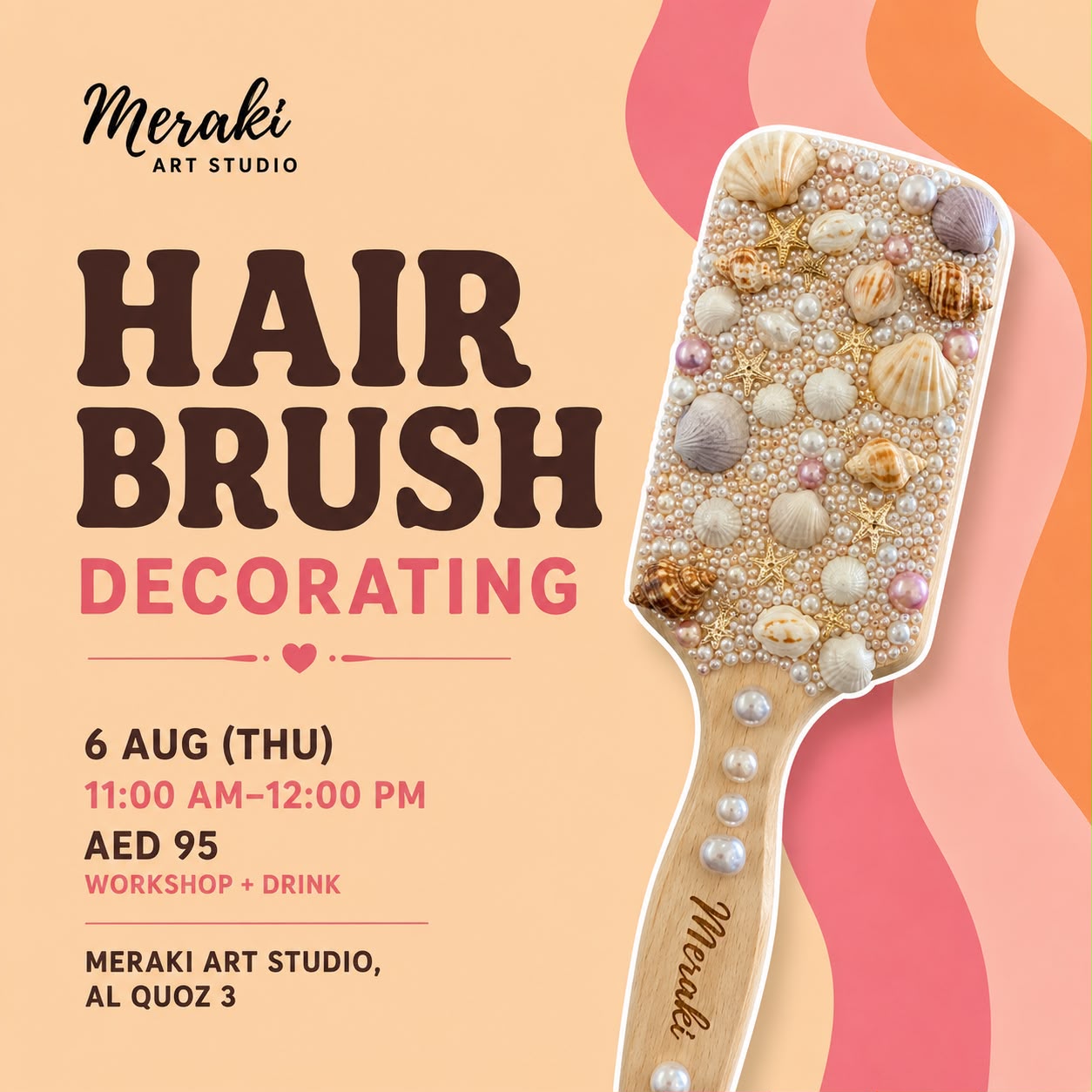 Hair Brush Decorating